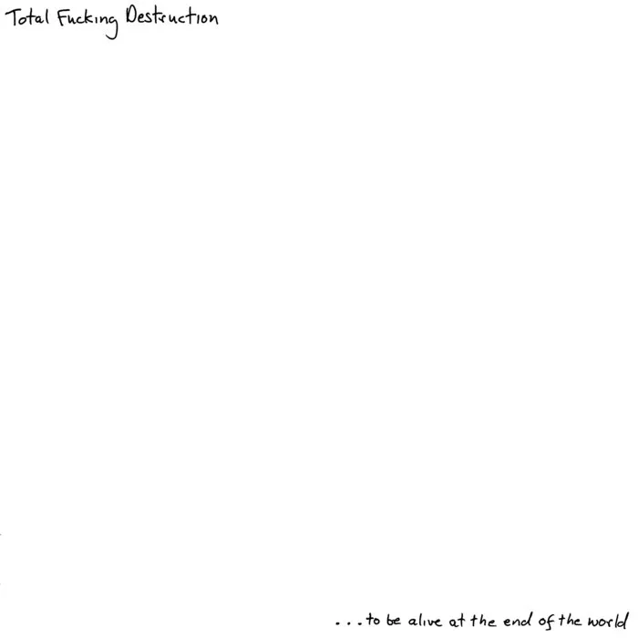 ...to Be Alive at the End of the World cover