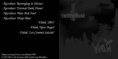 Necrolust / Valak cover