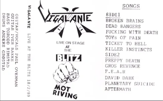 Live on Stage at the Blitz: Mot Riving cover