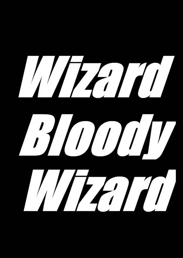 Wizard Bloody Wizard cover