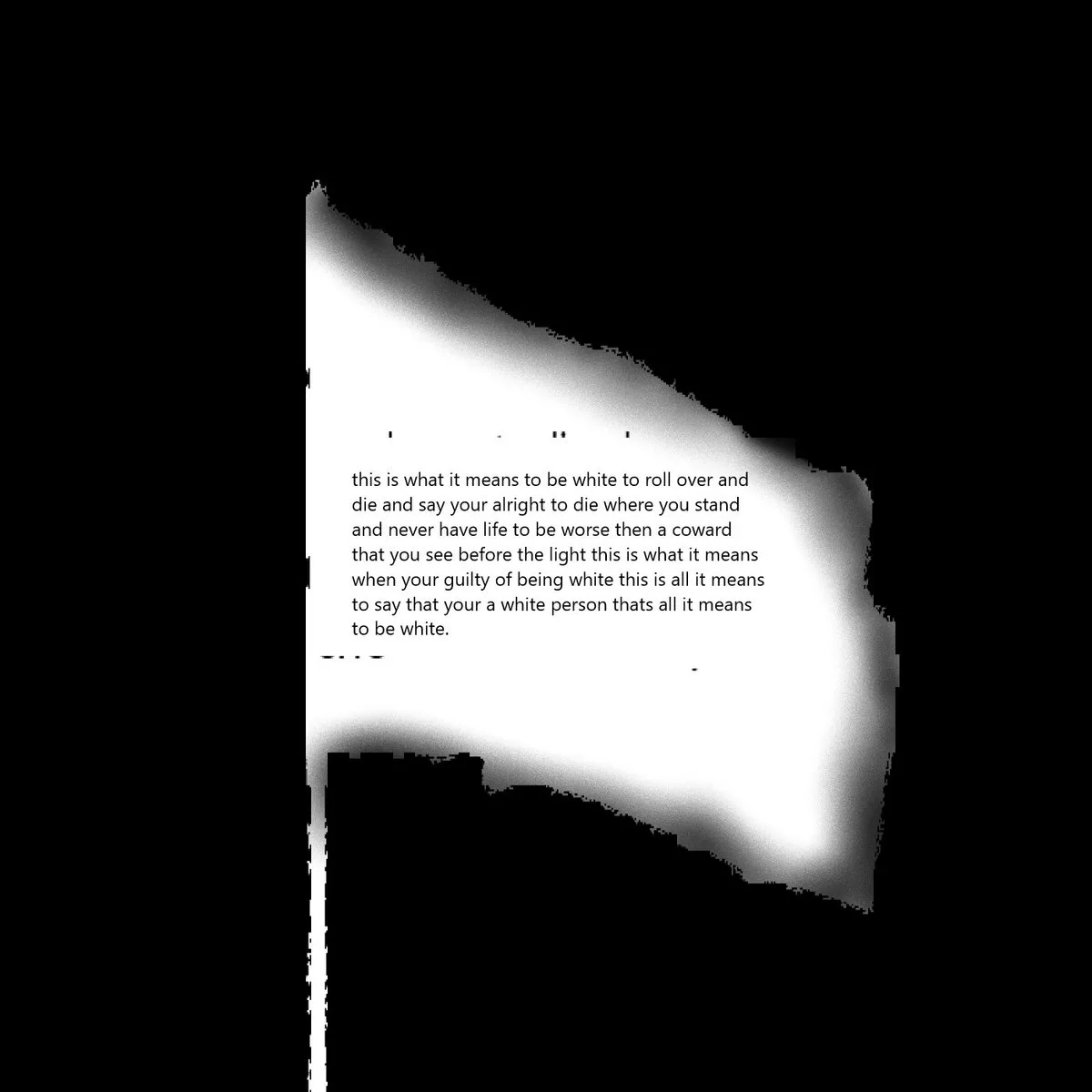Your Guilty of Choosing White! cover