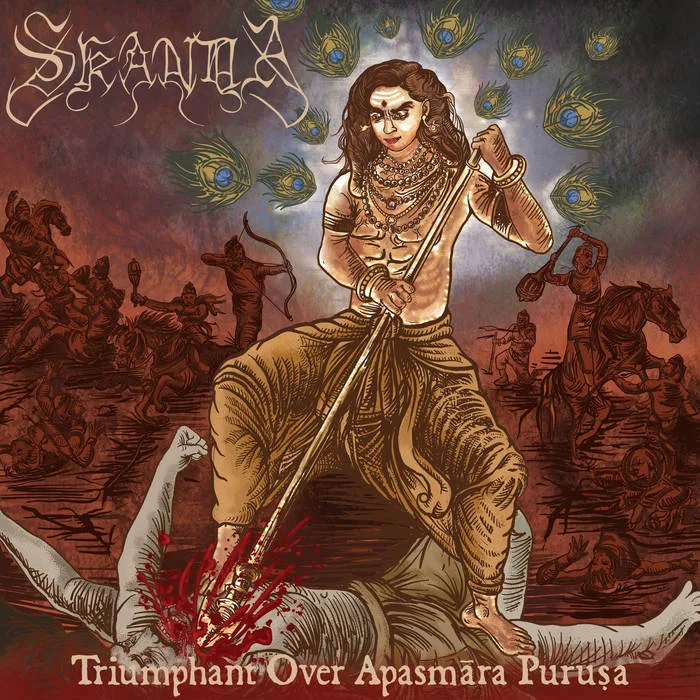 Triumphant over Apasma​̄​ra Purus​̣​a cover