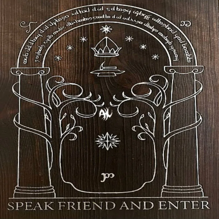 Speak Friend and Enter cover
