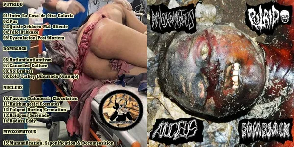 Putrido / Bombsack / Nucleus / Myoxomatous cover