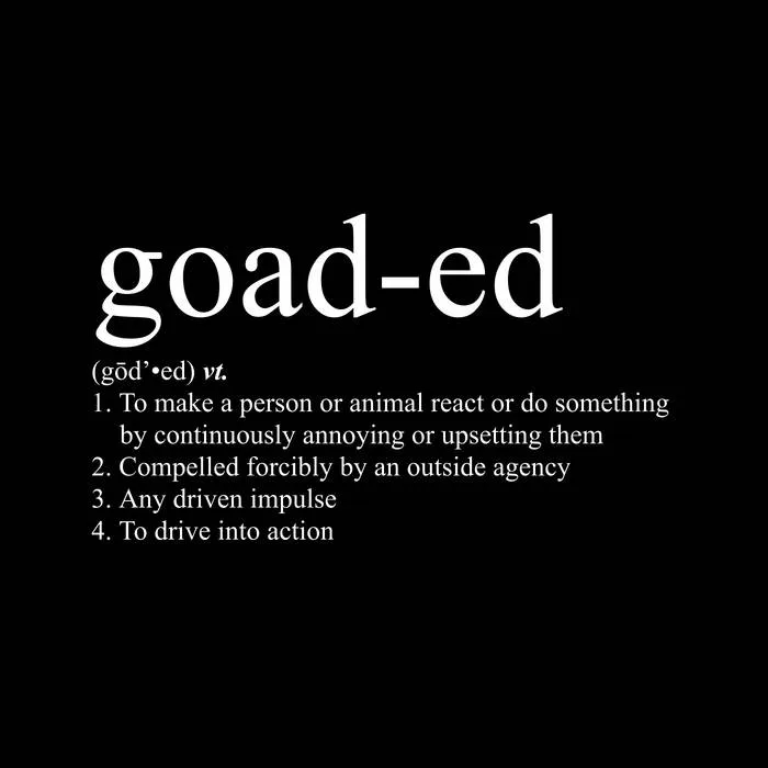 Goad-ed cover