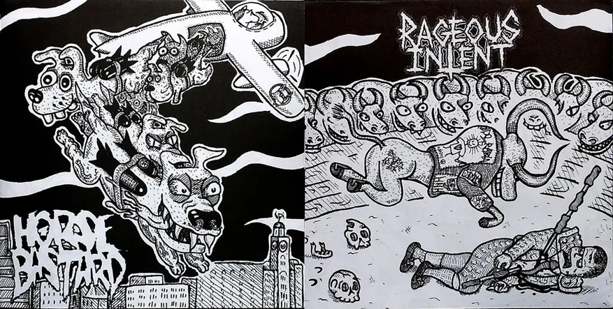 Horsebastard / Rageous Intent cover