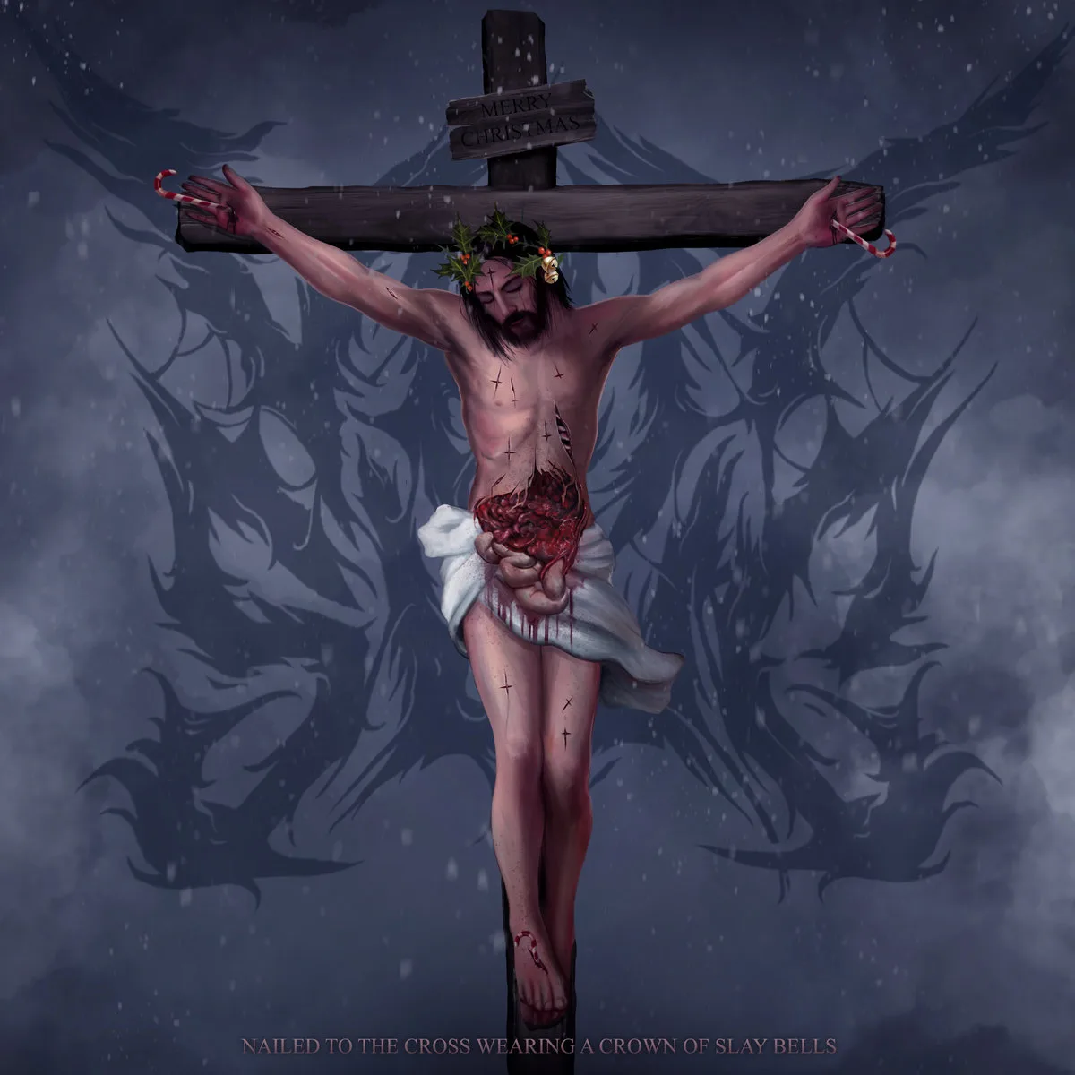 Nailed to the Cross Wearing a Crown of Slay Bells cover