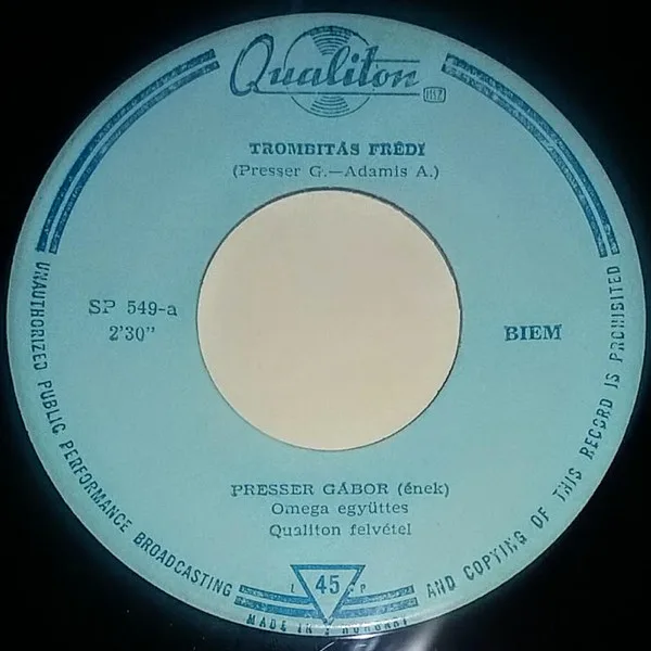 Trombitás frédi / Ha en szél lehetnék cover