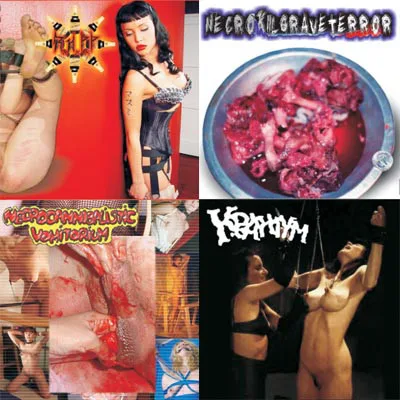 Cyber Gore Grind 4 Way - Split CD cover