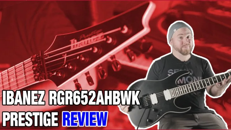 Ibanez RGR652AHBWK Gear Gods Demo cover