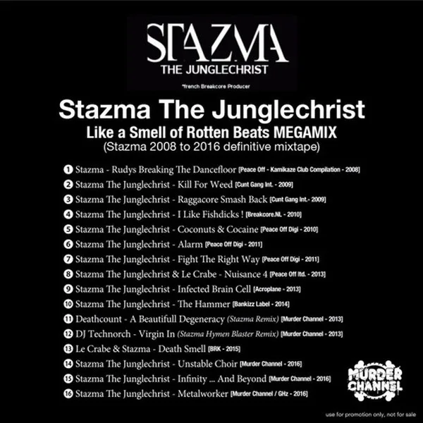 Like a Smell of Rotten Beats Megamix (Stazma 2008 to 2016 Definitive Mixtape) cover