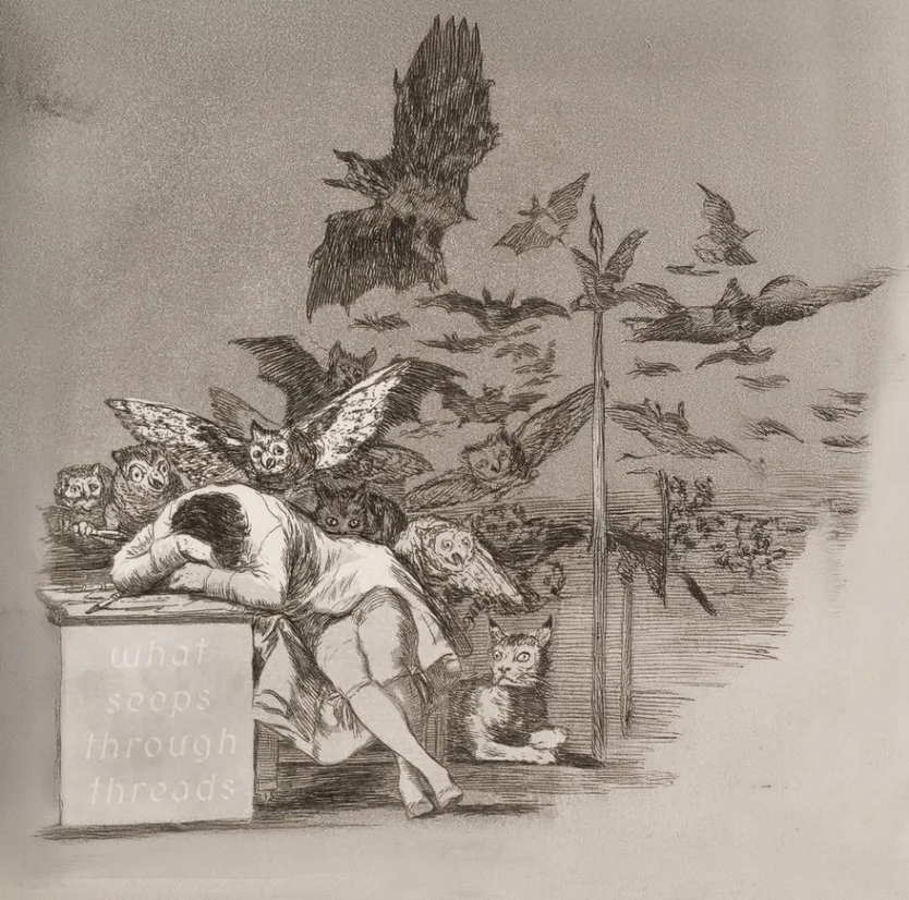 What Seeps Through Threads cover