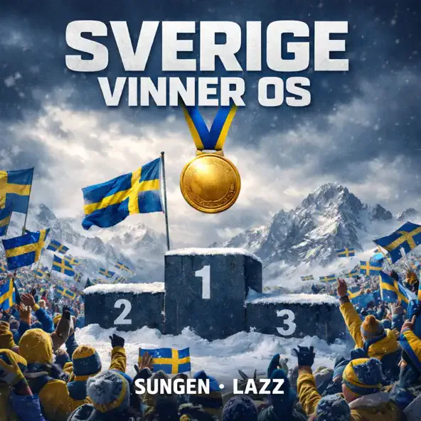 Sverige vinner OS cover