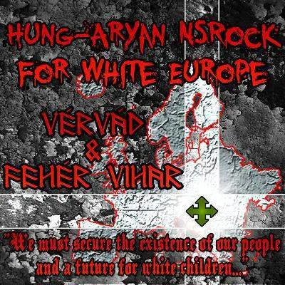Hung-Aryan NS Rock for White Europe cover