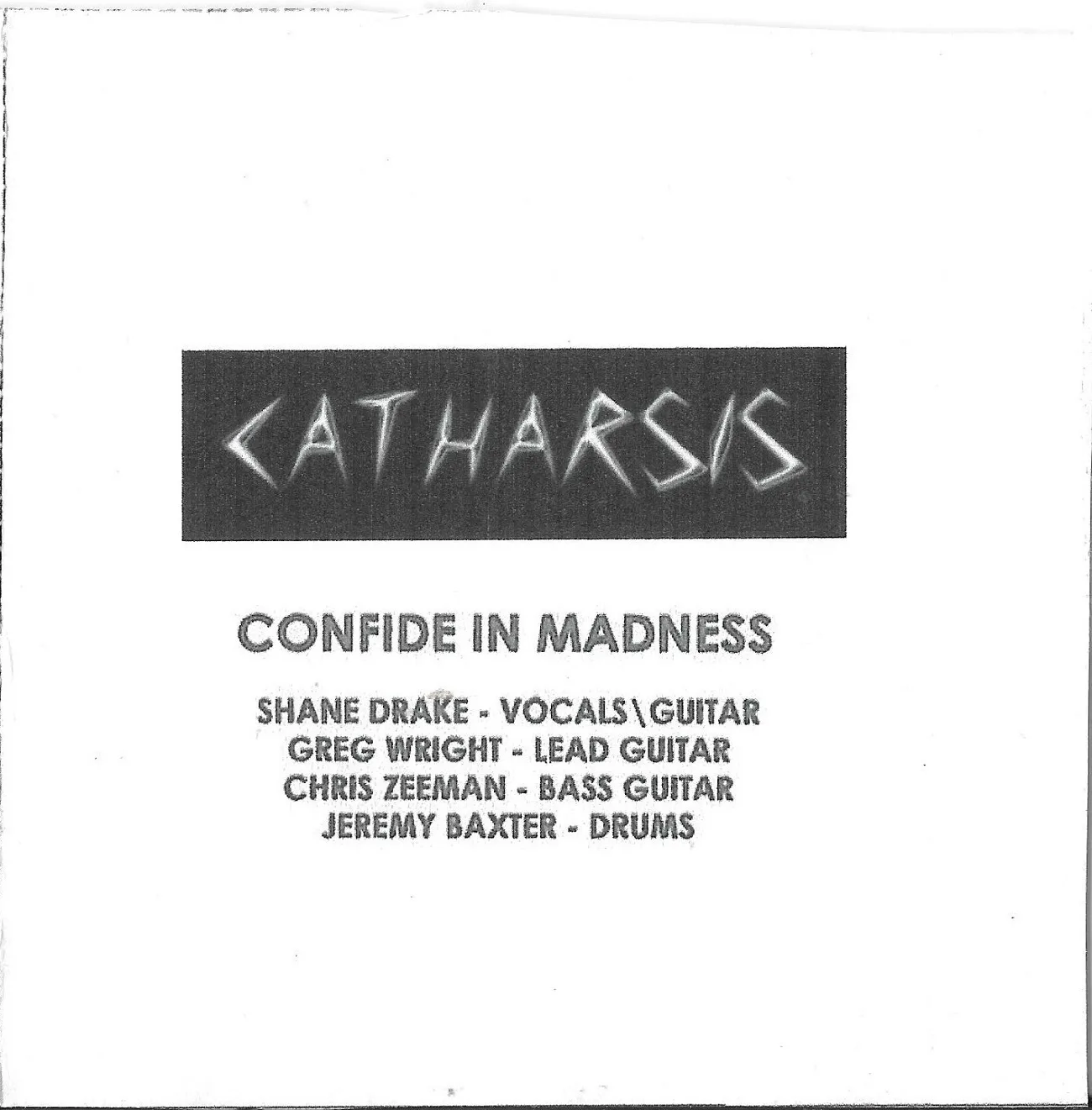 Confide in Madness cover