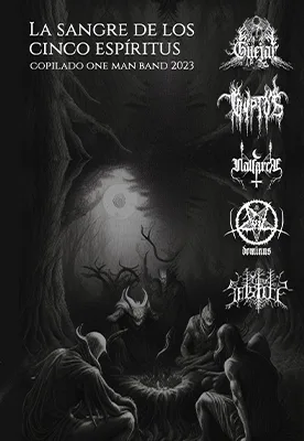 La sangre de los cinco espíritus cover