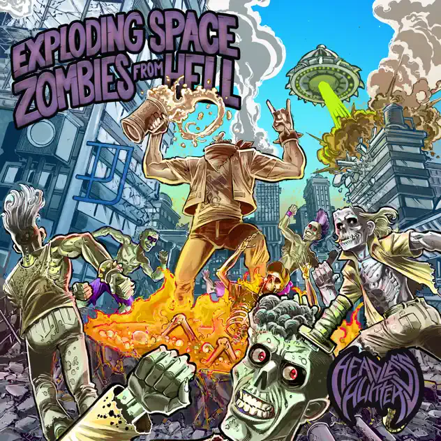 Exploding Space Zombies from Hell cover