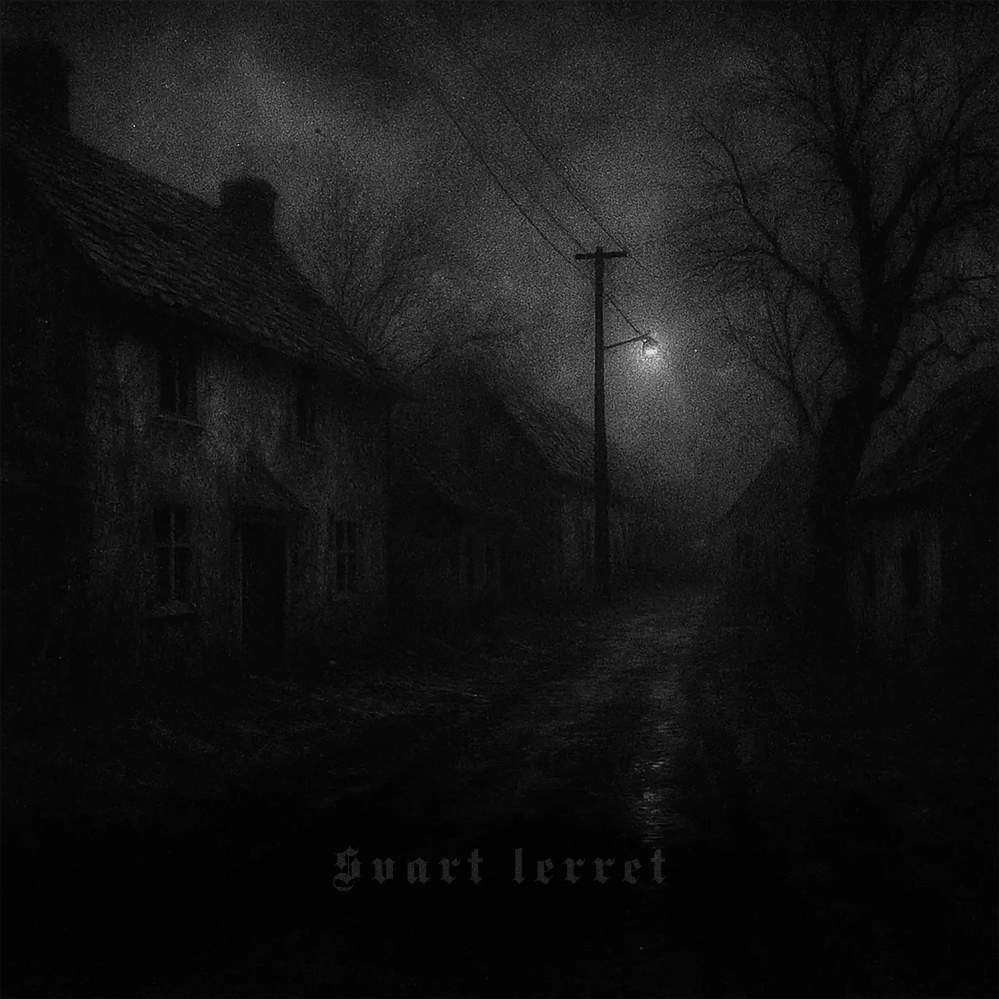 Svart lerret cover