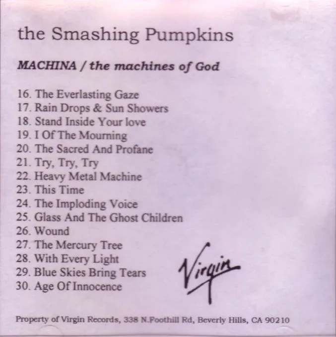 MACHINA/the machines of God cover