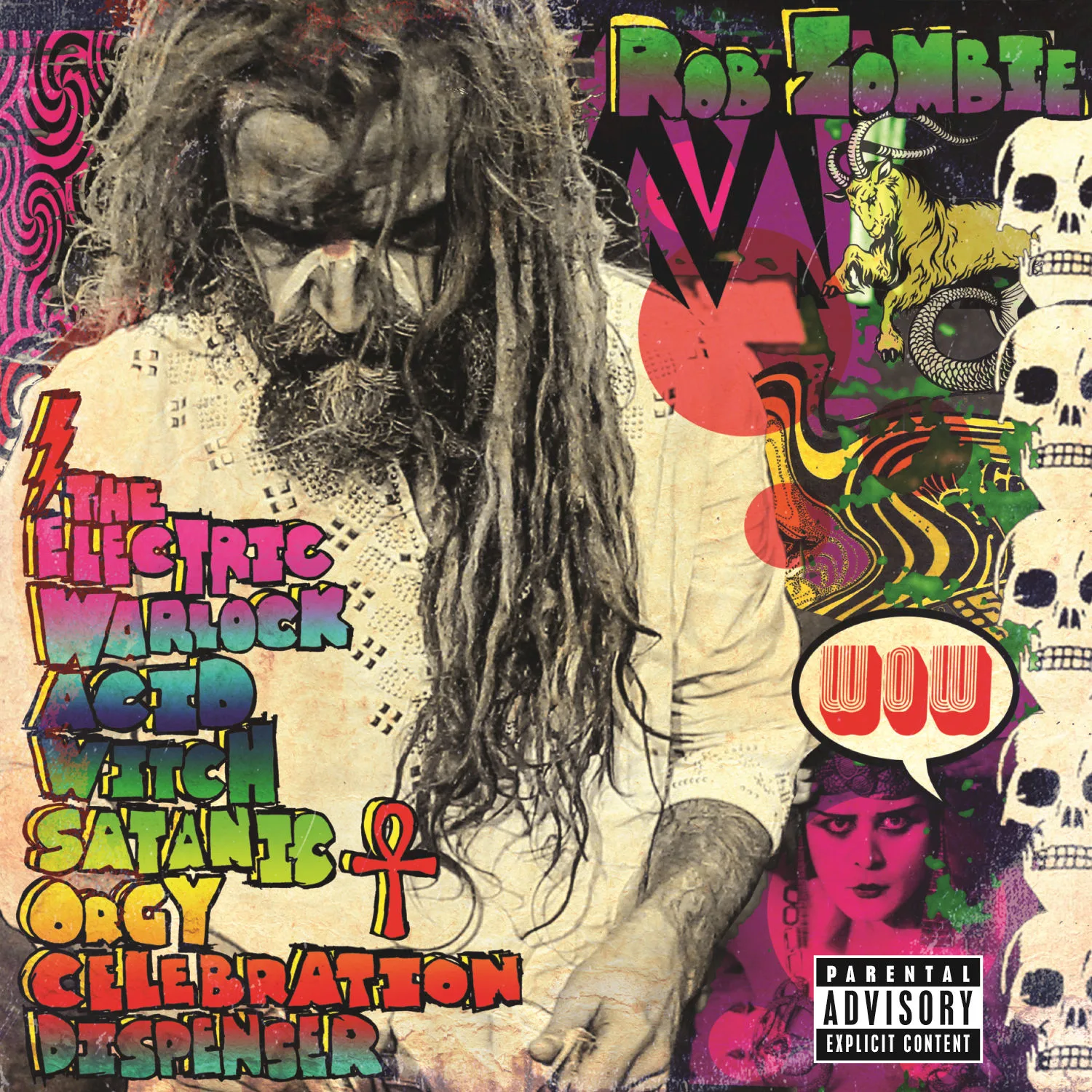 The Electric Warlock Acid Witch Satanic Orgy Celebration Dispenser cover