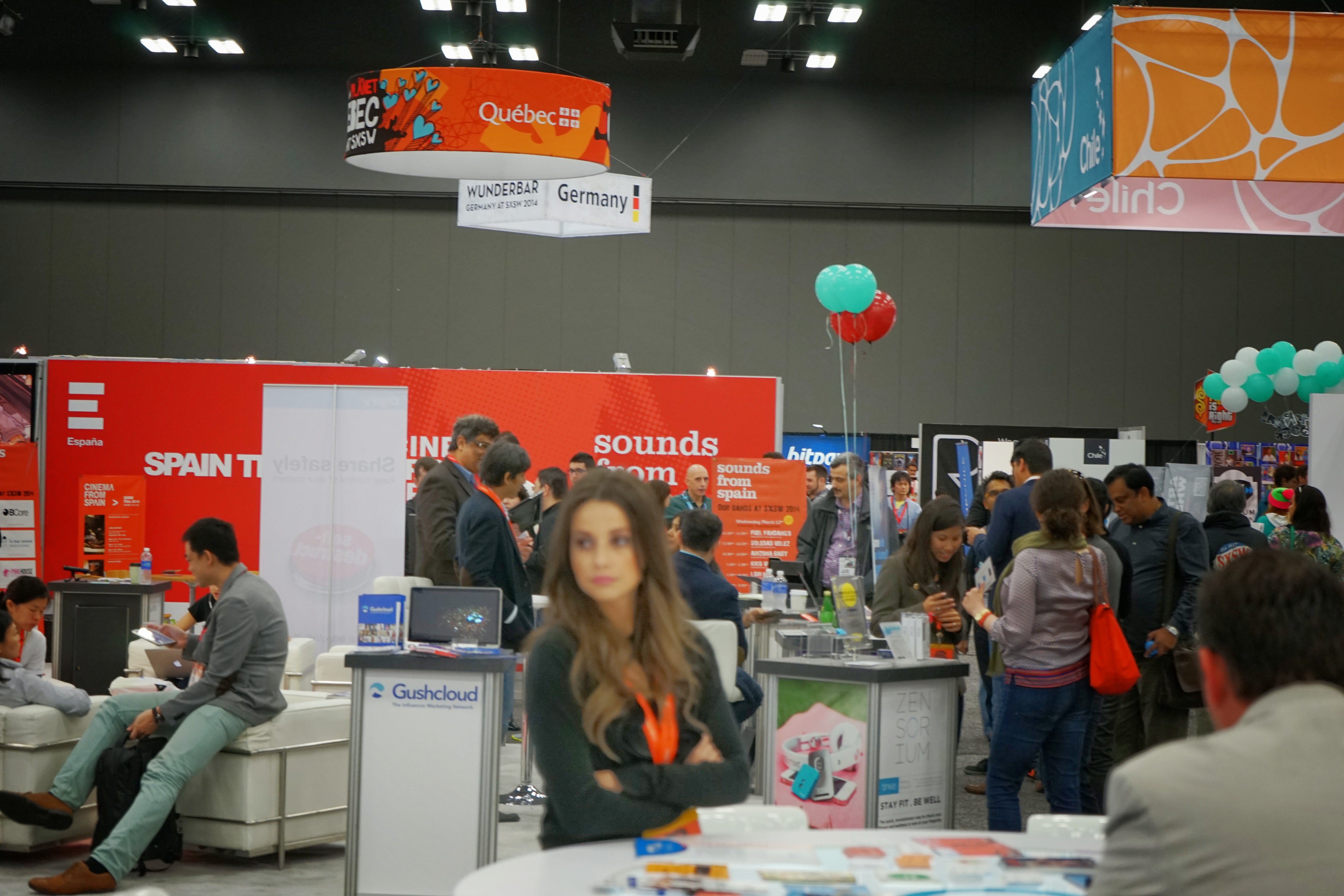 SXSW convention floor photo by ConvCast