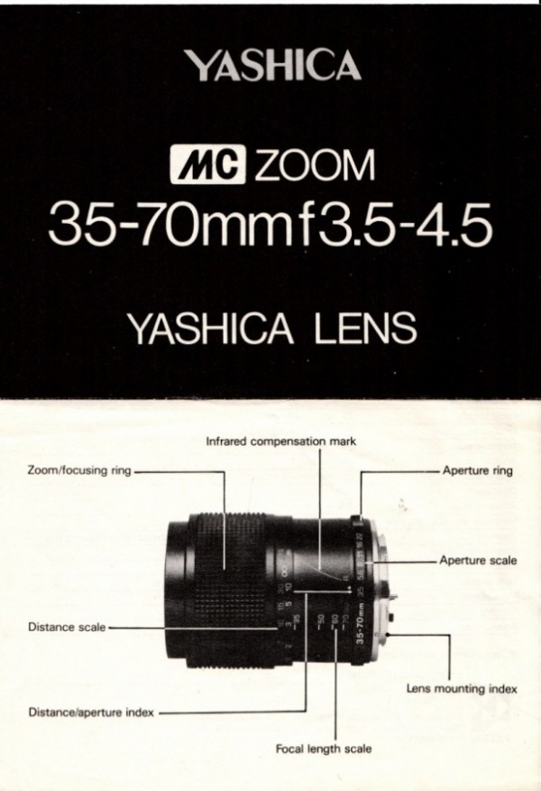 Yashica MC Zoom 35 70 front